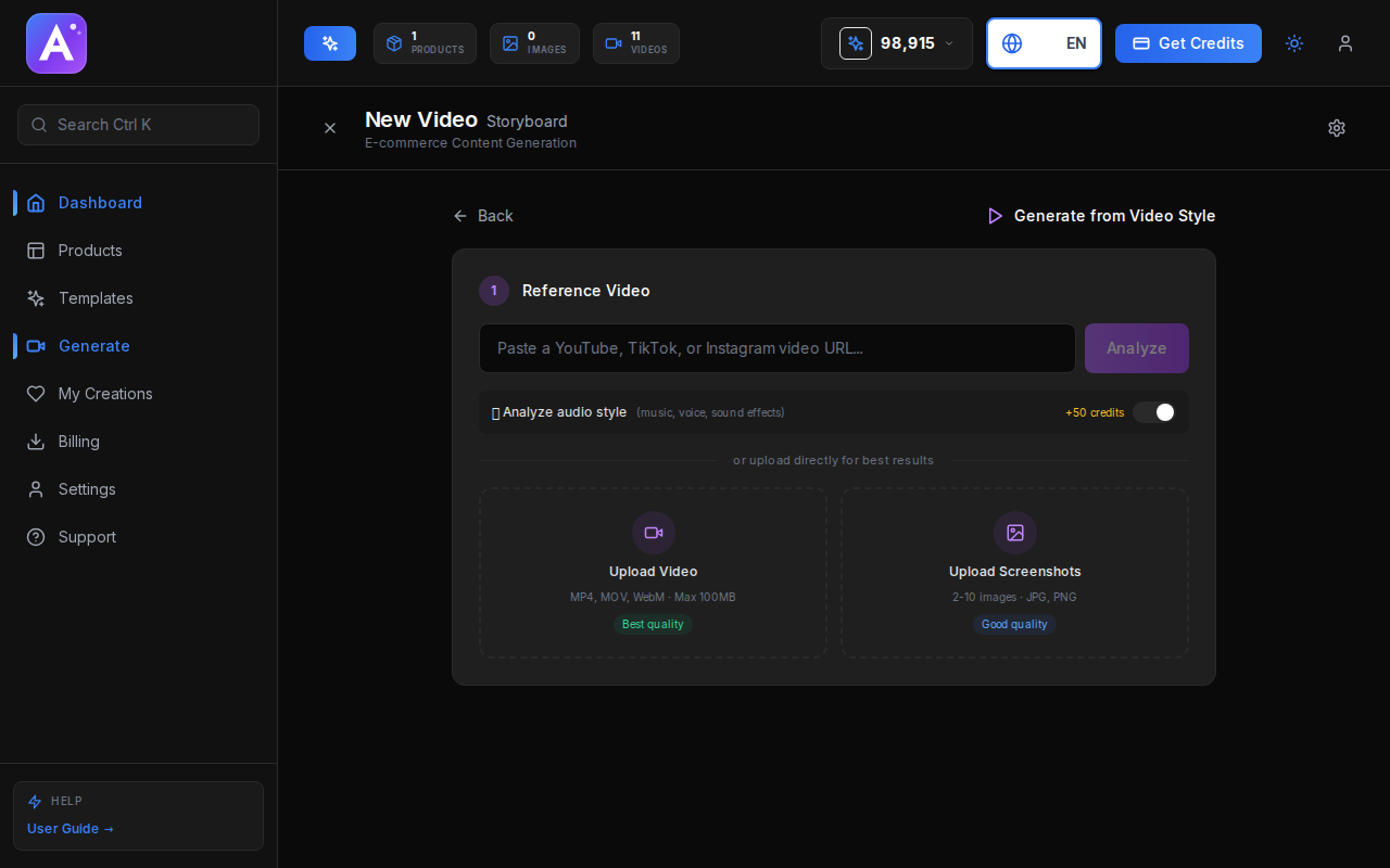 Share a Reference Video